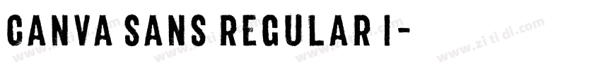 canva sans regular i字体转换 canva sans regular i字体转换